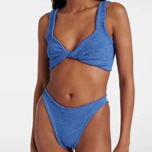 HUNZA G Juno twist-front bikini